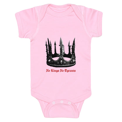 No Kings No Tyrants Crown Baby One-Piece