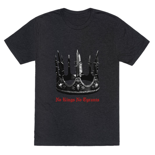 No Kings No Tyrants Crown Unisex Triblend Tee