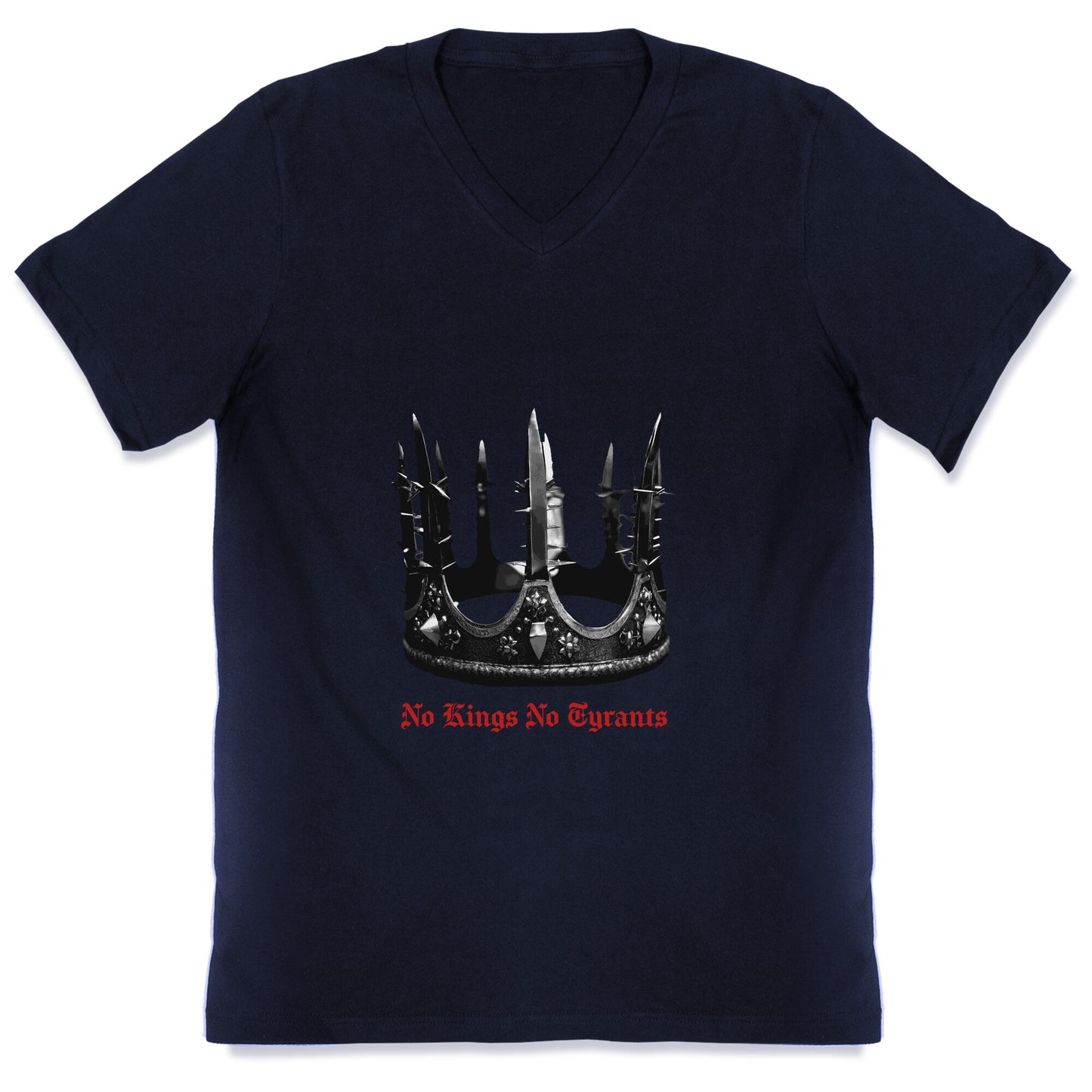 No Kings No Tyrants Crown V-Neck