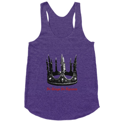 No Kings No Tyrants Crown Racerback Tank