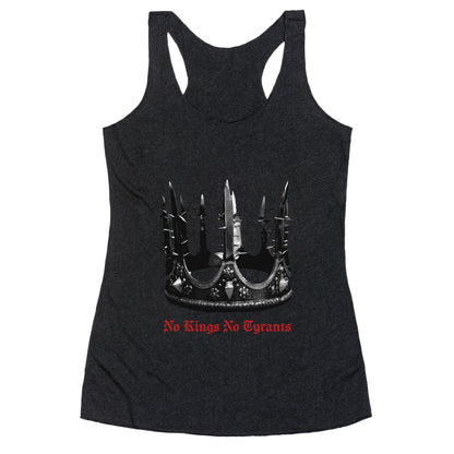 No Kings No Tyrants Crown Racerback Tank