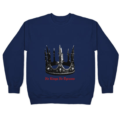 No Kings No Tyrants Crown Crewneck Sweatshirt