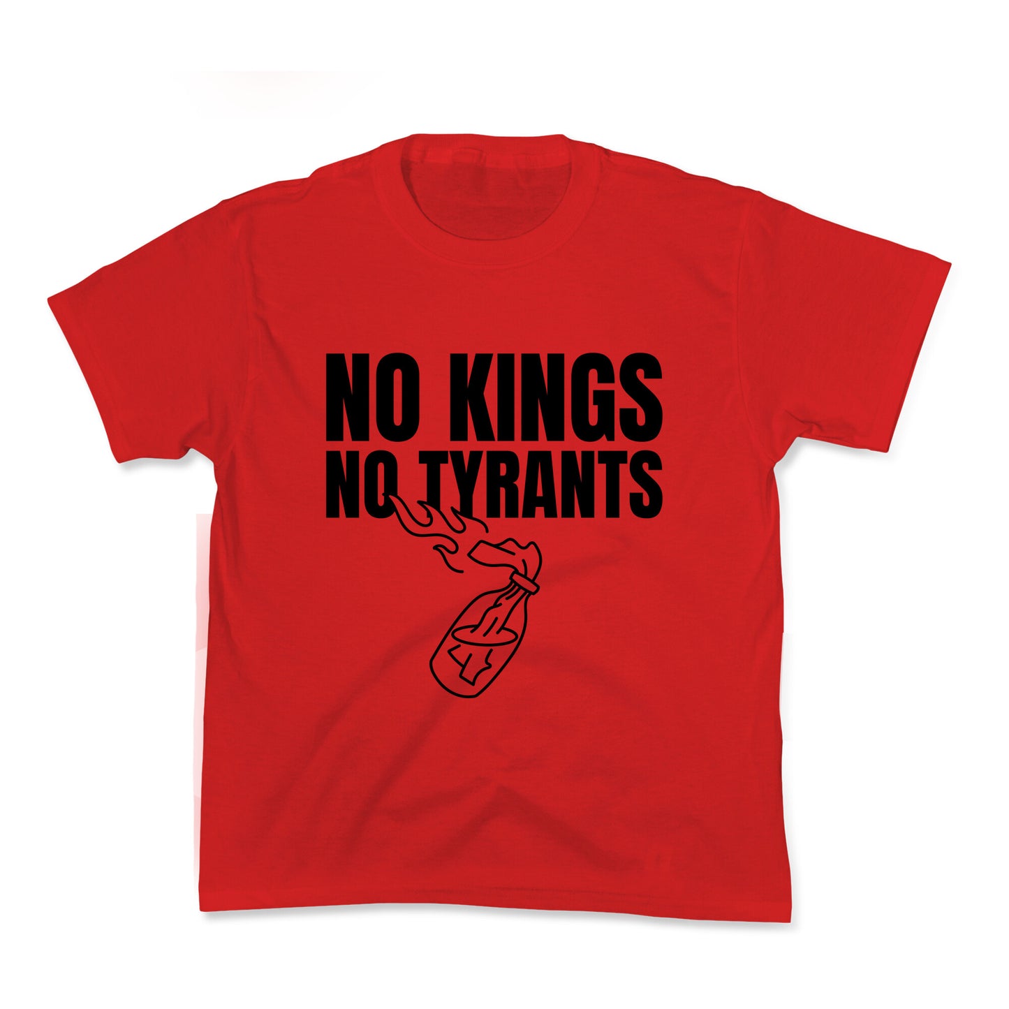 No Kings No Tyrants 2025 Kids Tee