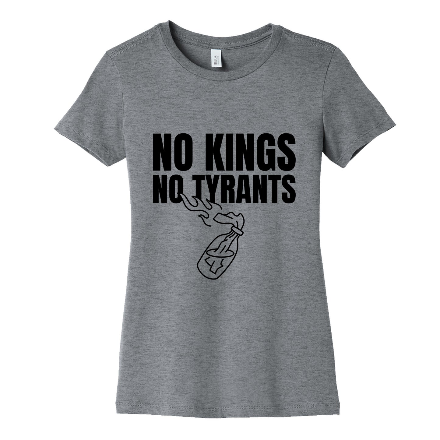 No Kings No Tyrants 2025 Womens Cotton Tee