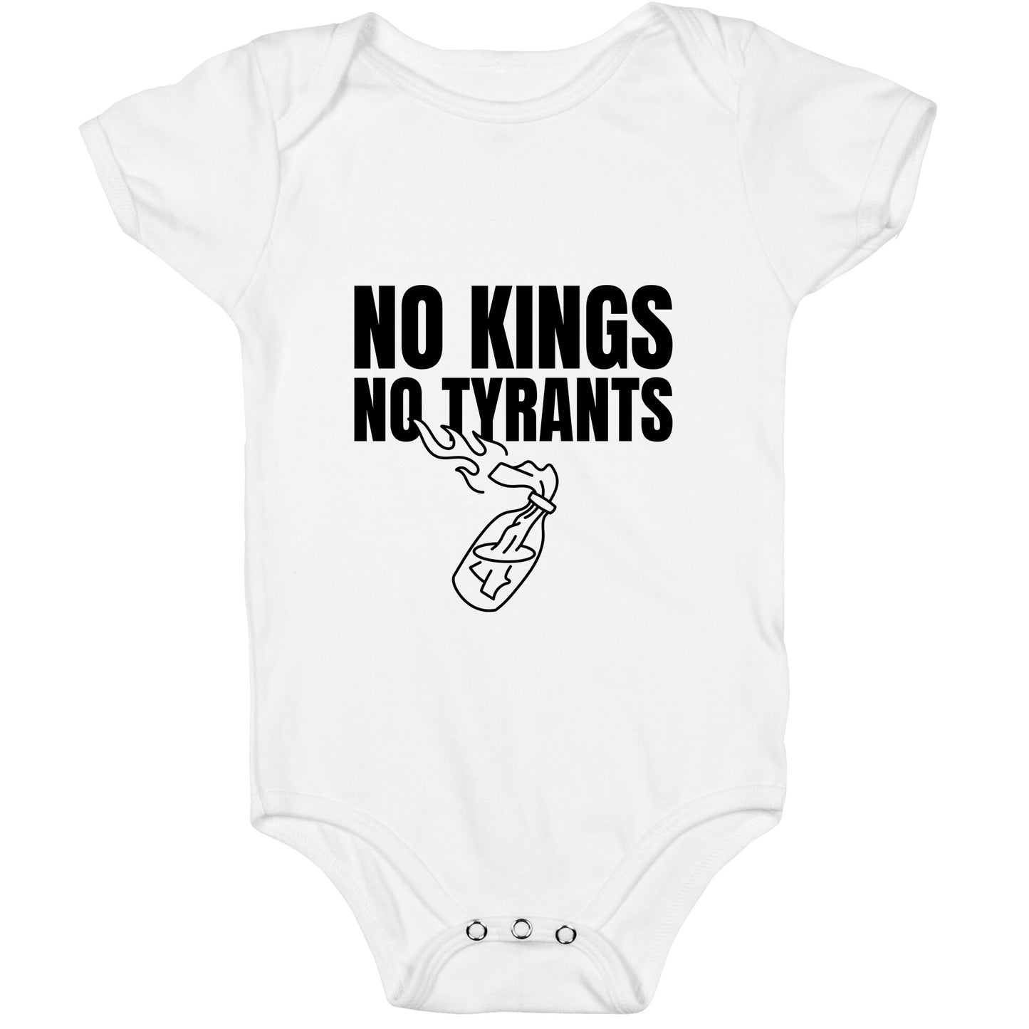 No Kings No Tyrants 2025 Baby One-Piece