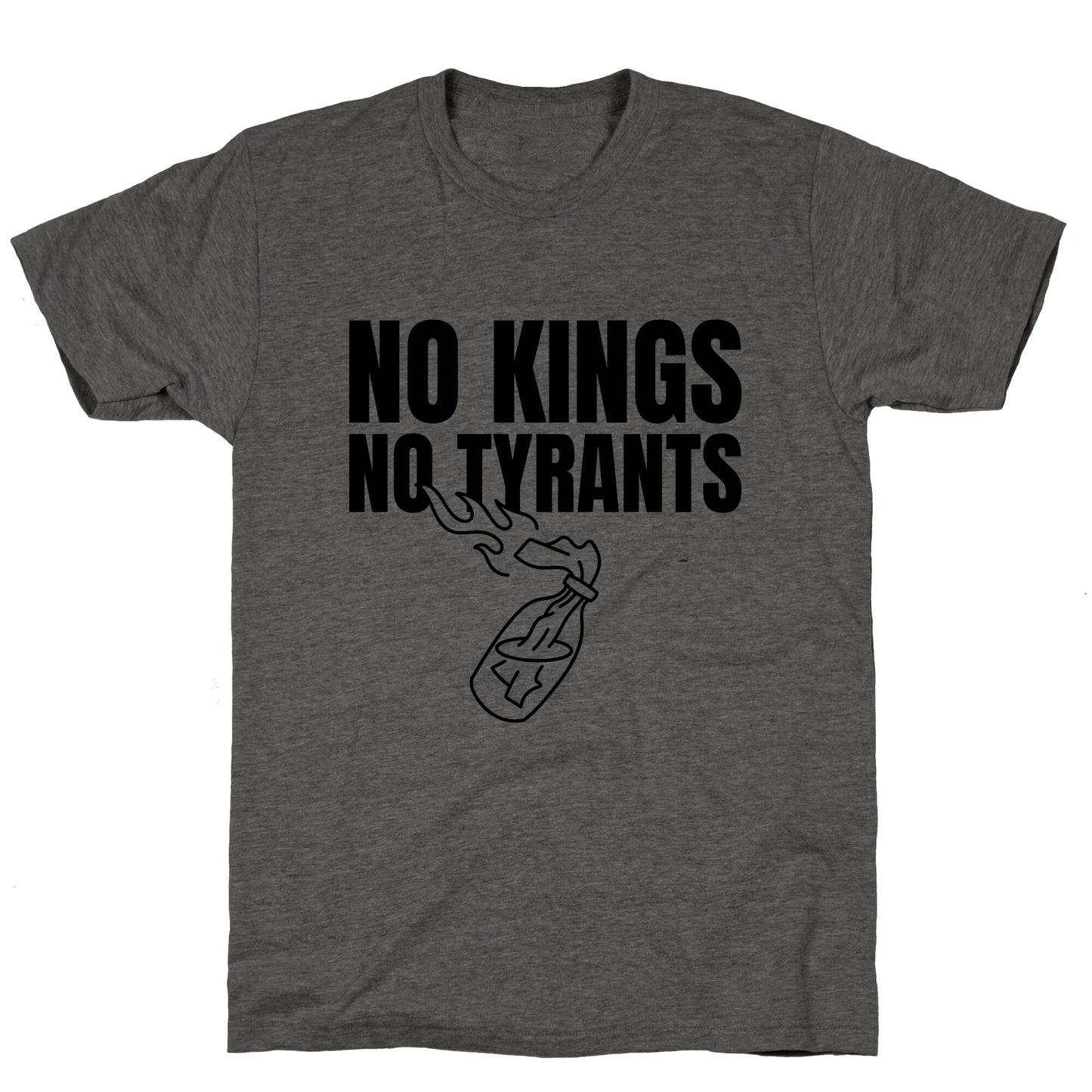 No Kings No Tyrants 2025 Unisex Triblend Tee