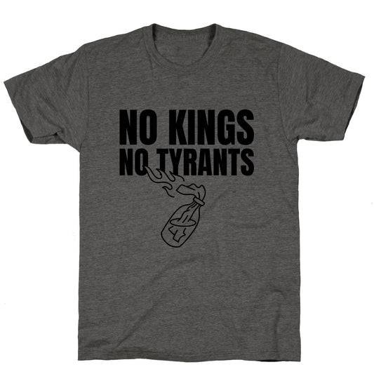 No Kings No Tyrants 2025 Unisex Triblend Tee