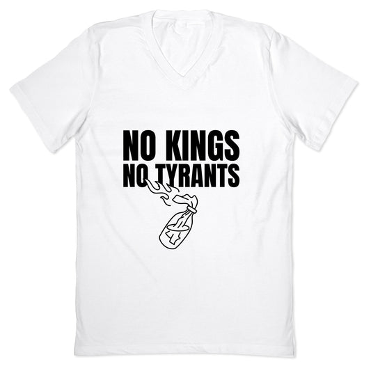 No Kings No Tyrants 2025 V-Neck