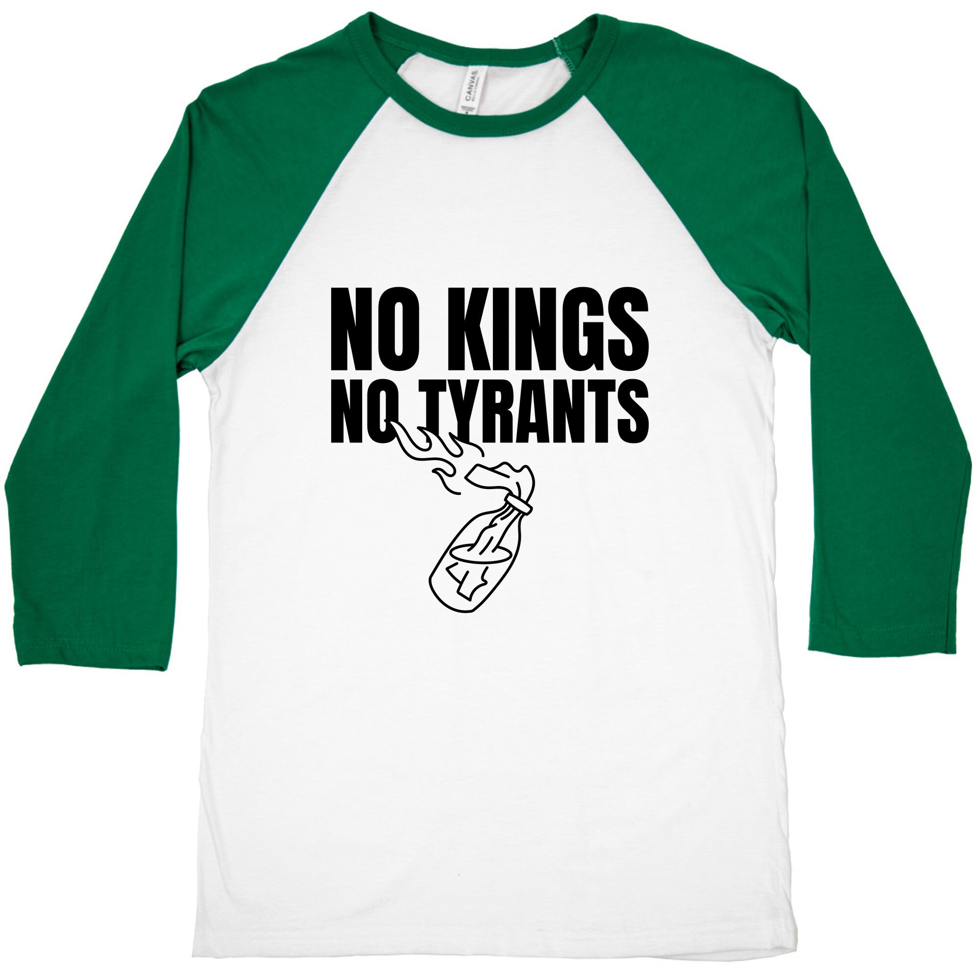 No Kings No Tyrants 2025 Baseball Tee