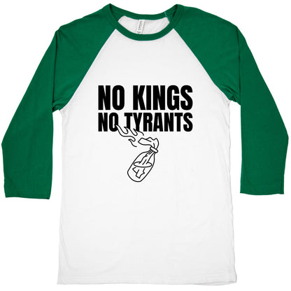 No Kings No Tyrants 2025 Baseball Tee