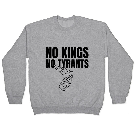 No Kings No Tyrants 2025 Crewneck Sweatshirt