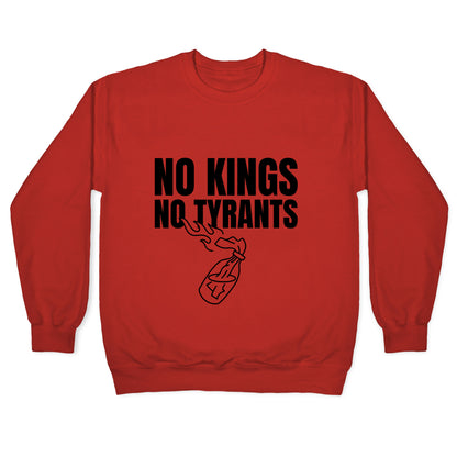 No Kings No Tyrants 2025 Crewneck Sweatshirt