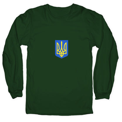 Zelensky Ukraine Trident Longsleeve Tee