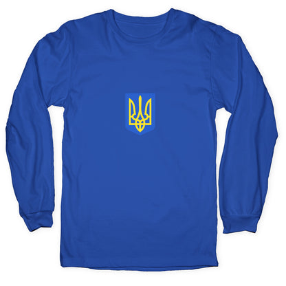 Zelensky Ukraine Trident Longsleeve Tee