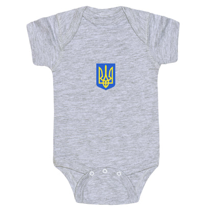 Zelensky Ukraine Trident Baby One-Piece