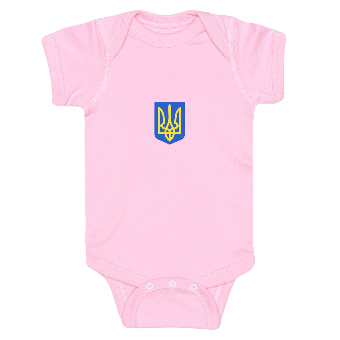 Zelensky Ukraine Trident Baby One-Piece
