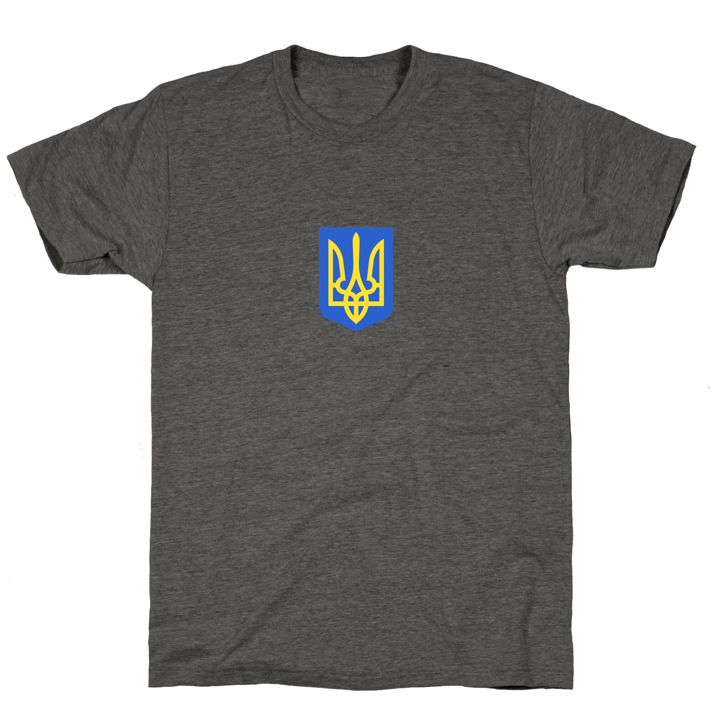 Zelensky Ukraine Trident Unisex Triblend Tee