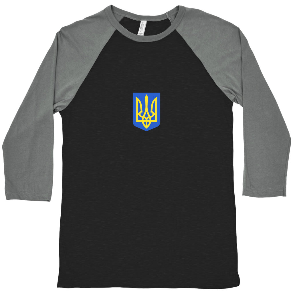 Zelensky Ukraine Trident Baseball Tee