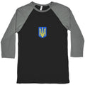 Zelensky Ukraine Trident Baseball Tee