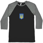 Zelensky Ukraine Trident Baseball Tee
