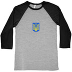Zelensky Ukraine Trident Baseball Tee
