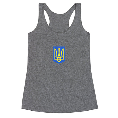 Zelensky Ukraine Trident Racerback Tank