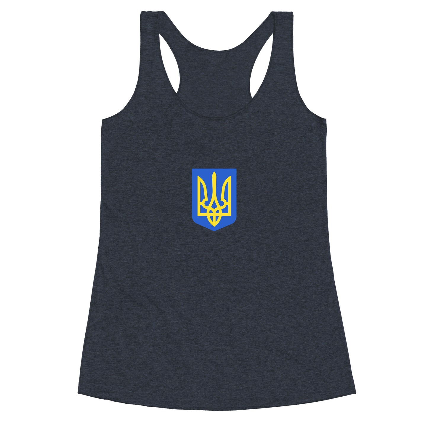 Zelensky Ukraine Trident Racerback Tank