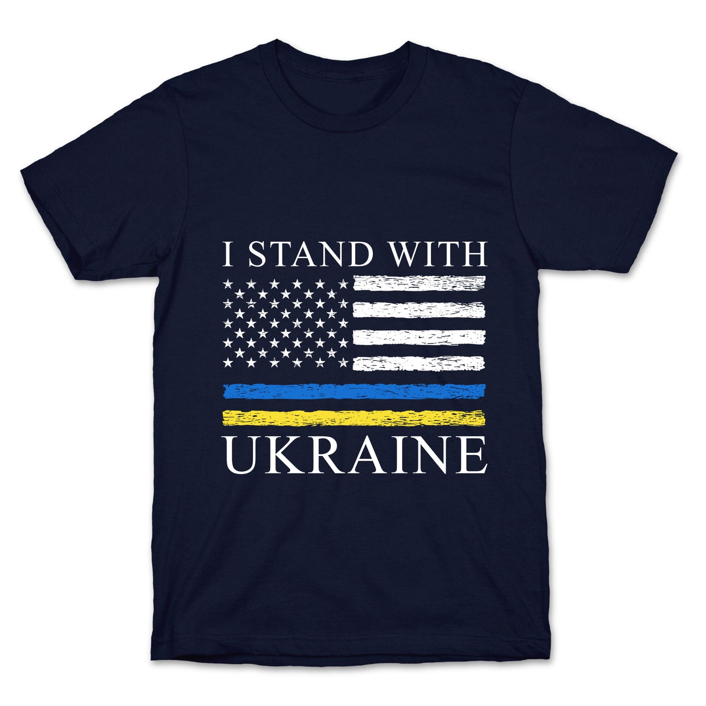 I Stand With Ukraine Flag T-Shirt