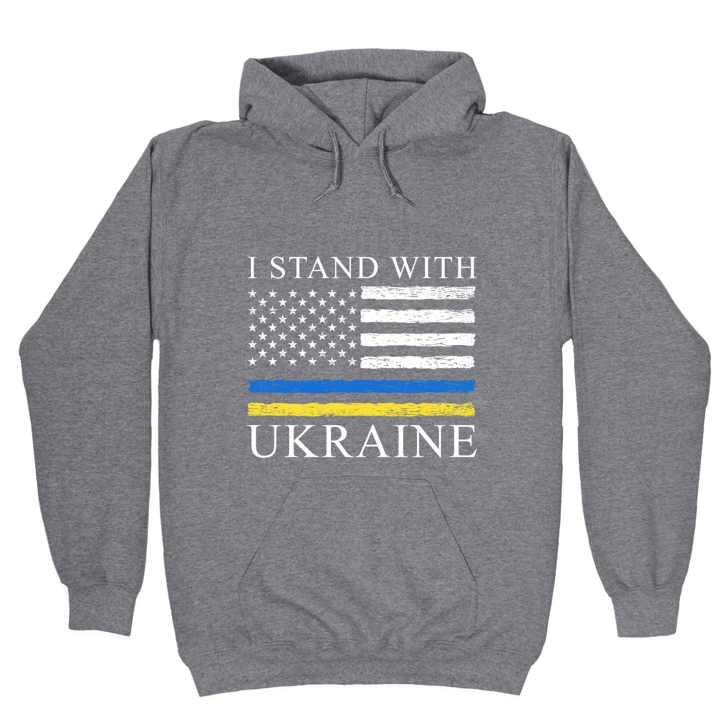 I Stand With Ukraine Flag Hoodie
