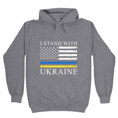 I Stand With Ukraine Flag Hoodie