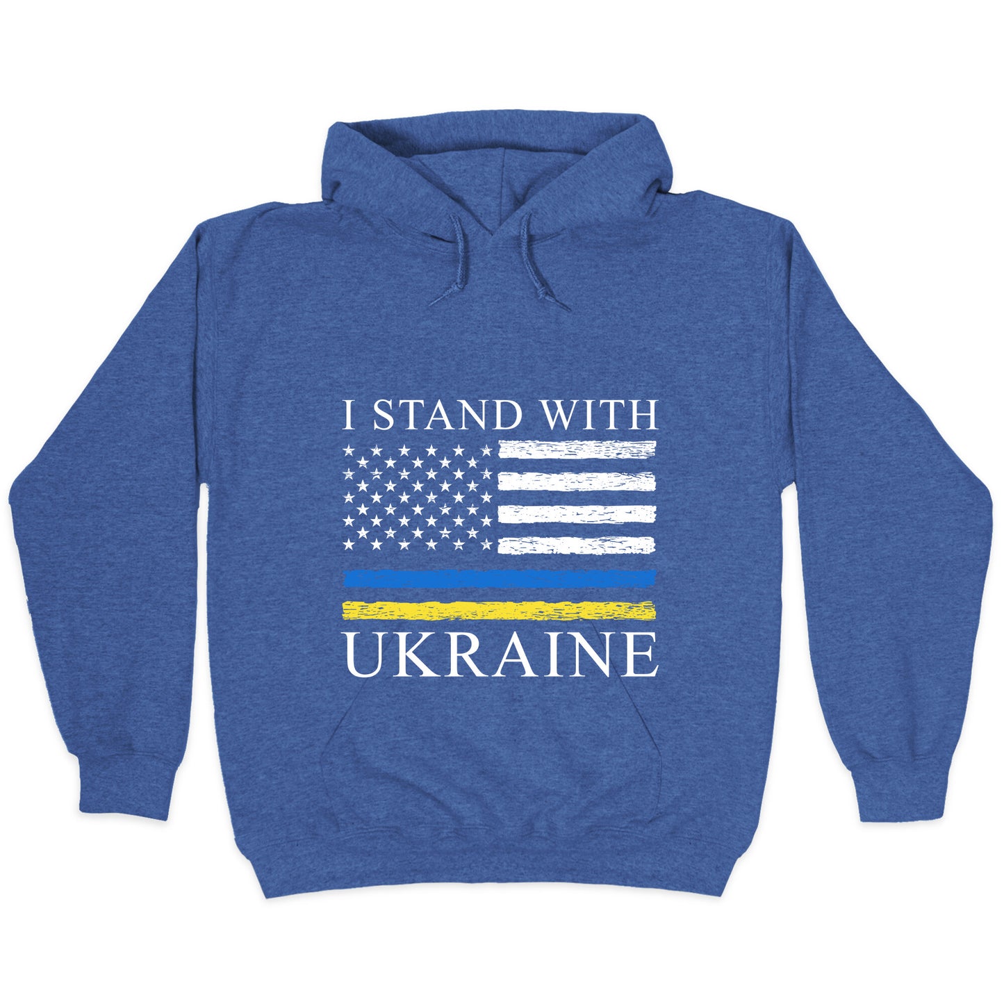 I Stand With Ukraine Flag Hoodie