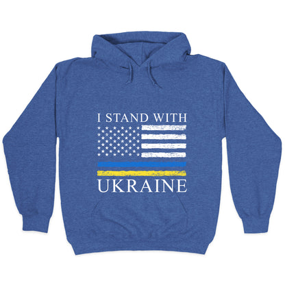 I Stand With Ukraine Flag Hoodie