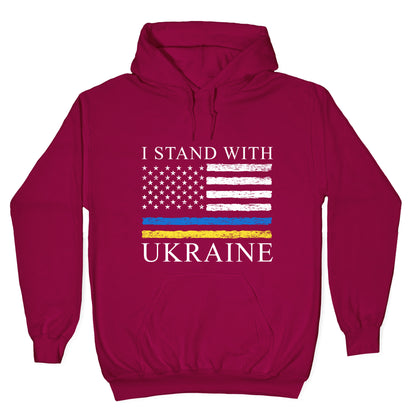 I Stand With Ukraine Flag Hoodie