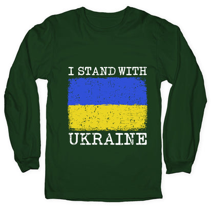 I Stand With Ukraine Longsleeve Tee