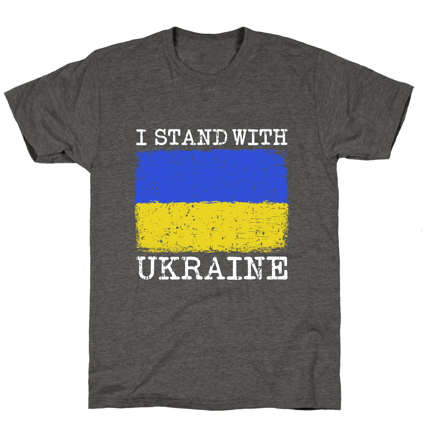 I Stand With Ukraine Unisex Triblend Tee