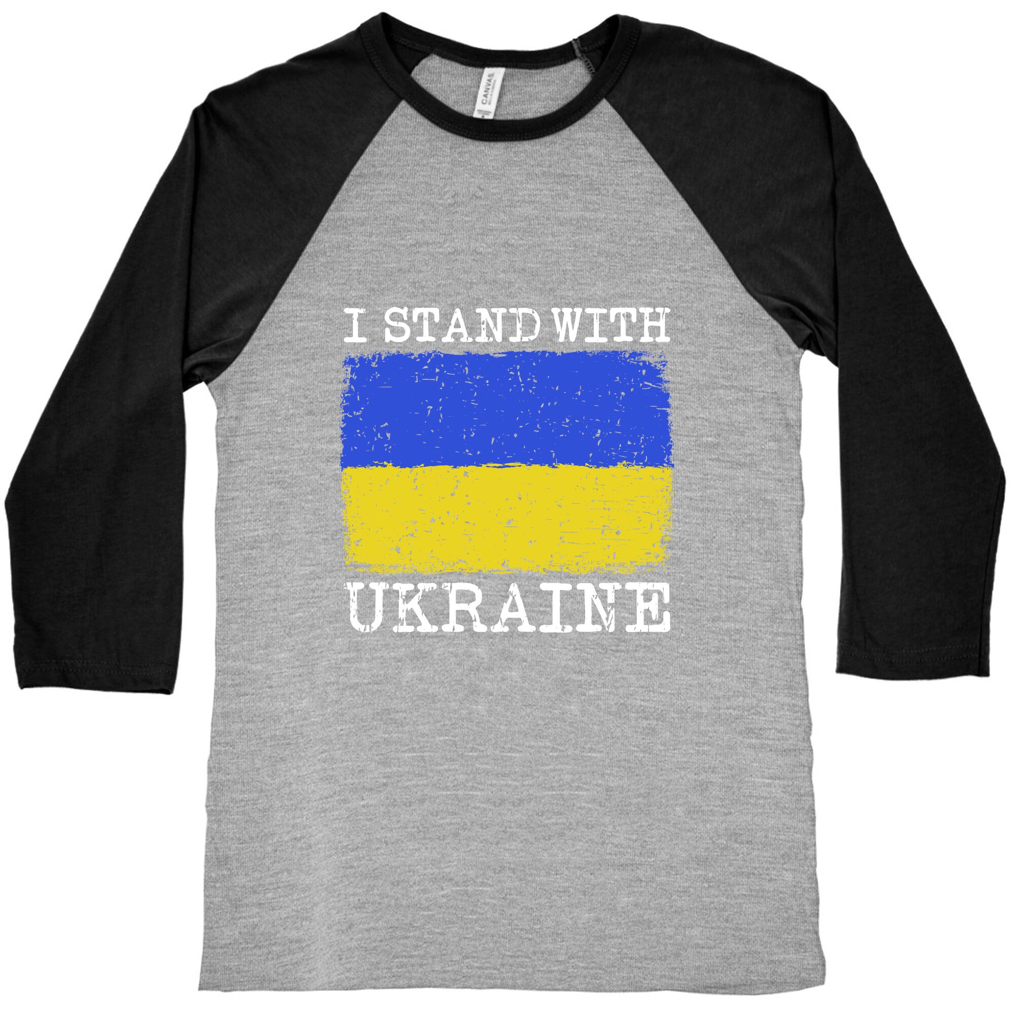 I Stand With Ukraine Baseball Tee