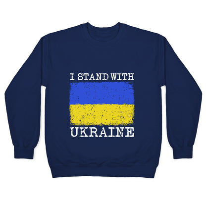 I Stand With Ukraine Crewneck Sweatshirt
