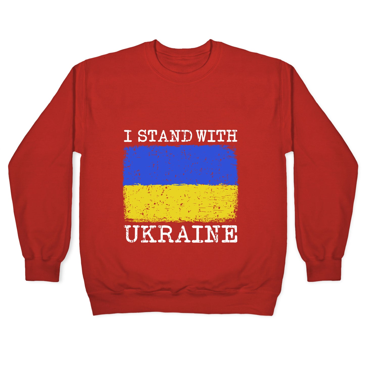 I Stand With Ukraine Crewneck Sweatshirt