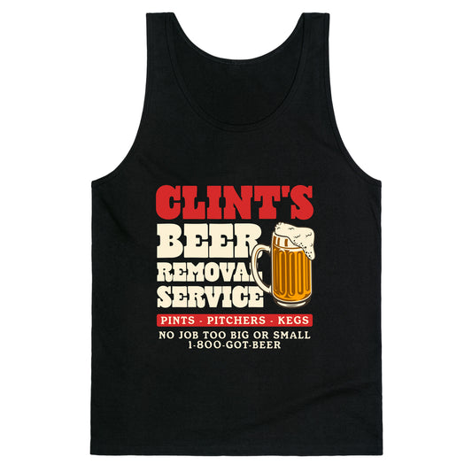 Clints Beer Removal Service Tank Top