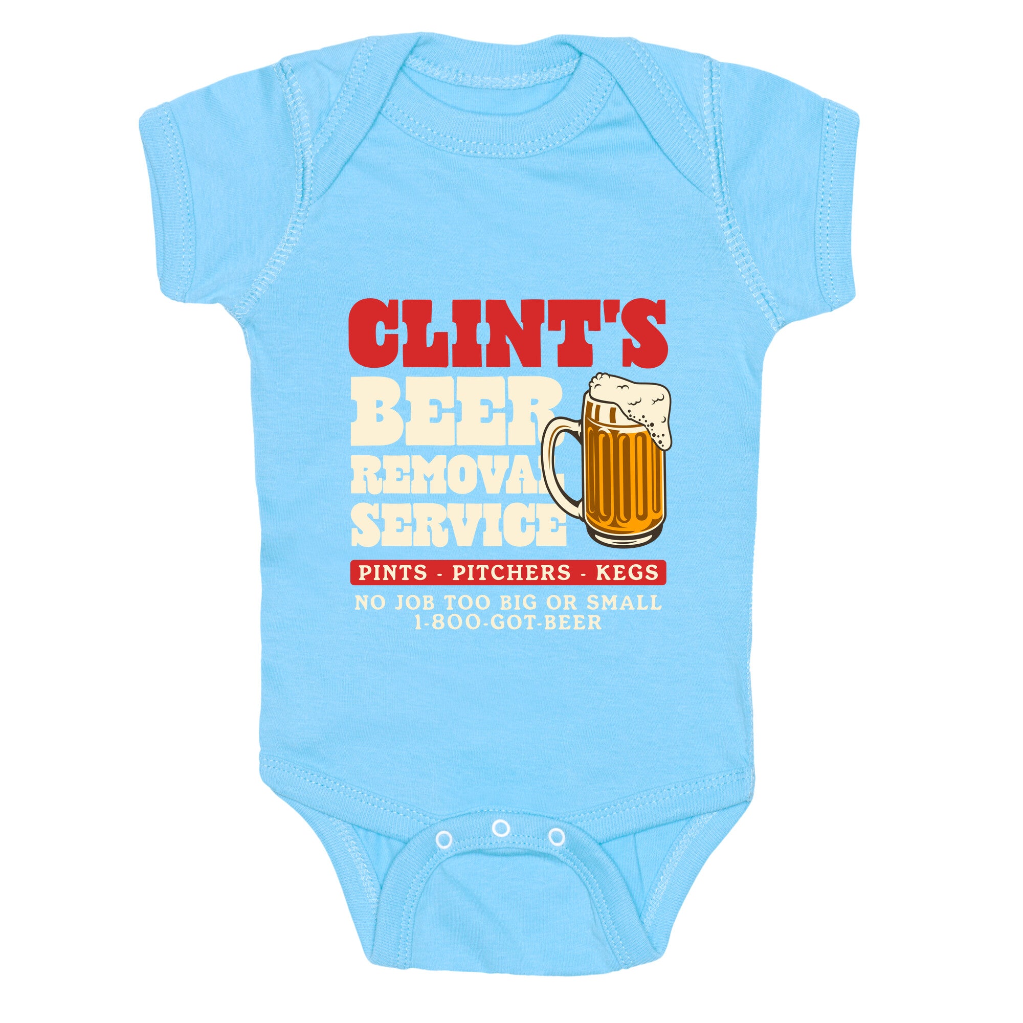 Clints Beer Removal Service Baby One-Piece