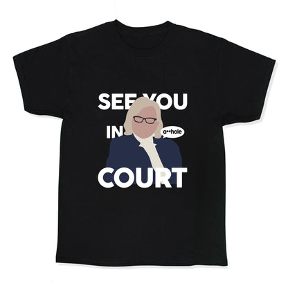 See You In Court Governor Janet Mills Kids Tee