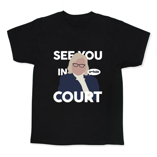 See You In Court Governor Janet Mills Kids Tee