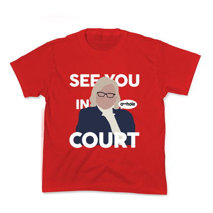 See You In Court Governor Janet Mills Kids Tee