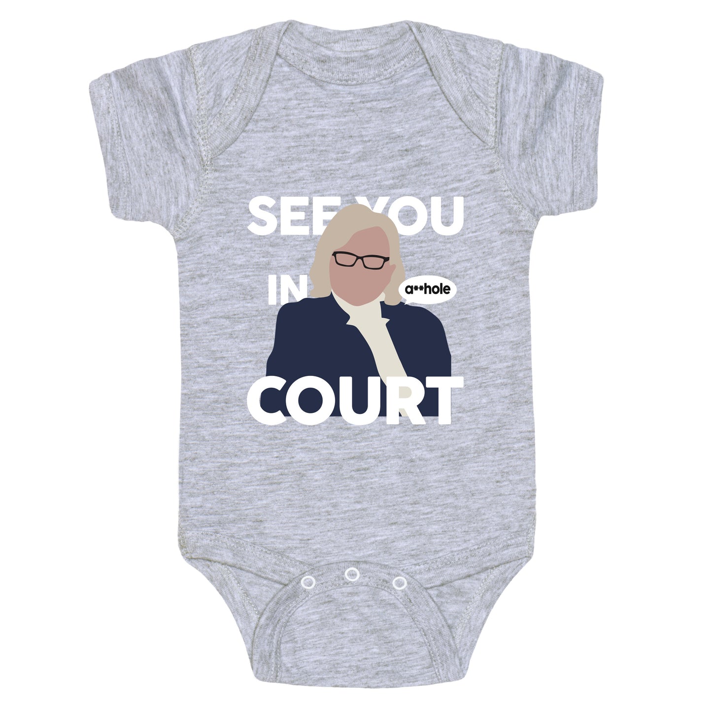 See You In Court Governor Janet Mills Baby One-Piece