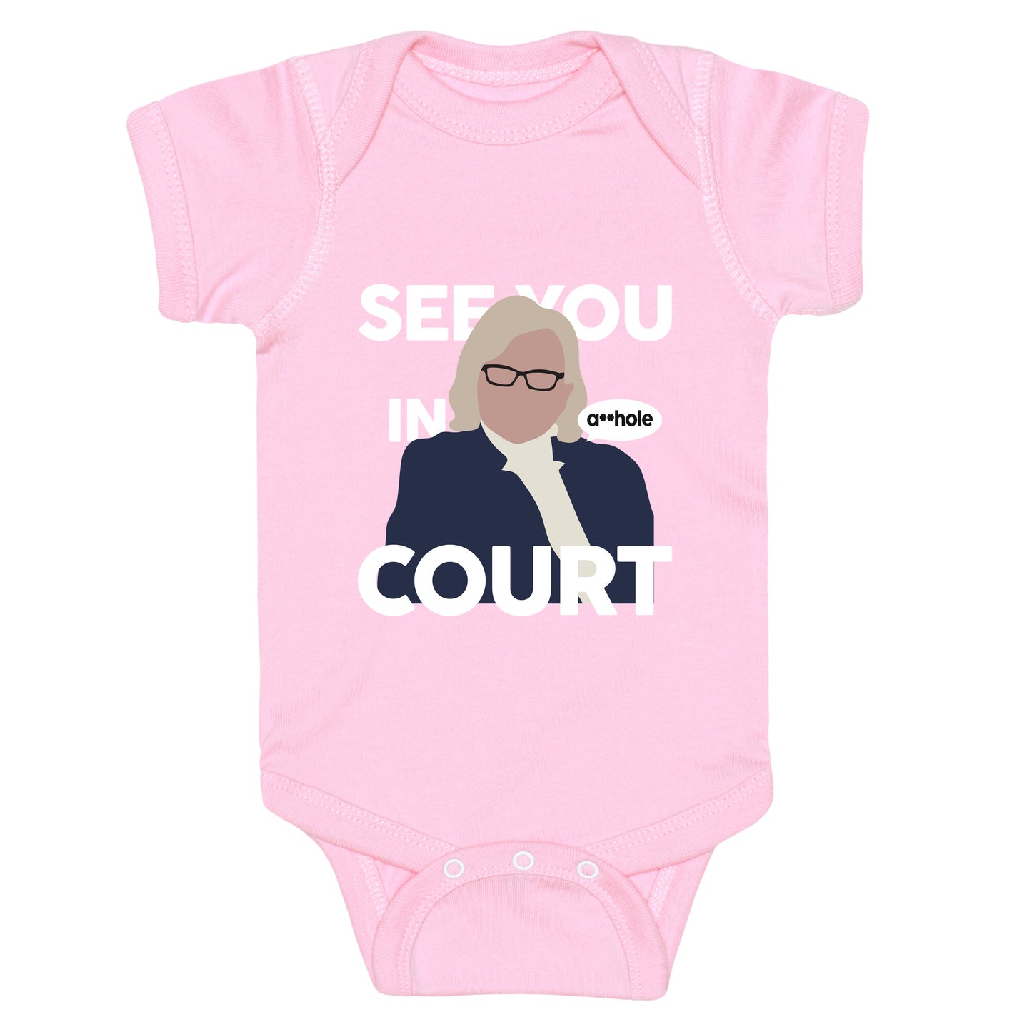 See You In Court Governor Janet Mills Baby One-Piece