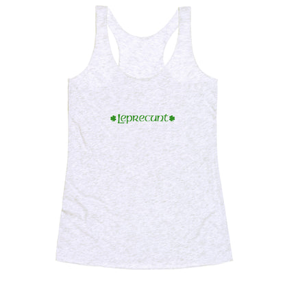Leprecunt Racerback Tank