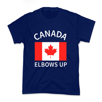Elbows Up Canada Kids Tee
