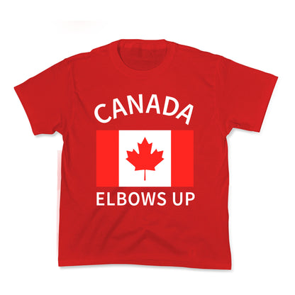 Elbows Up Canada Kids Tee