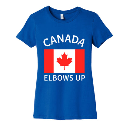 Elbows Up Canada Womens Cotton Tee