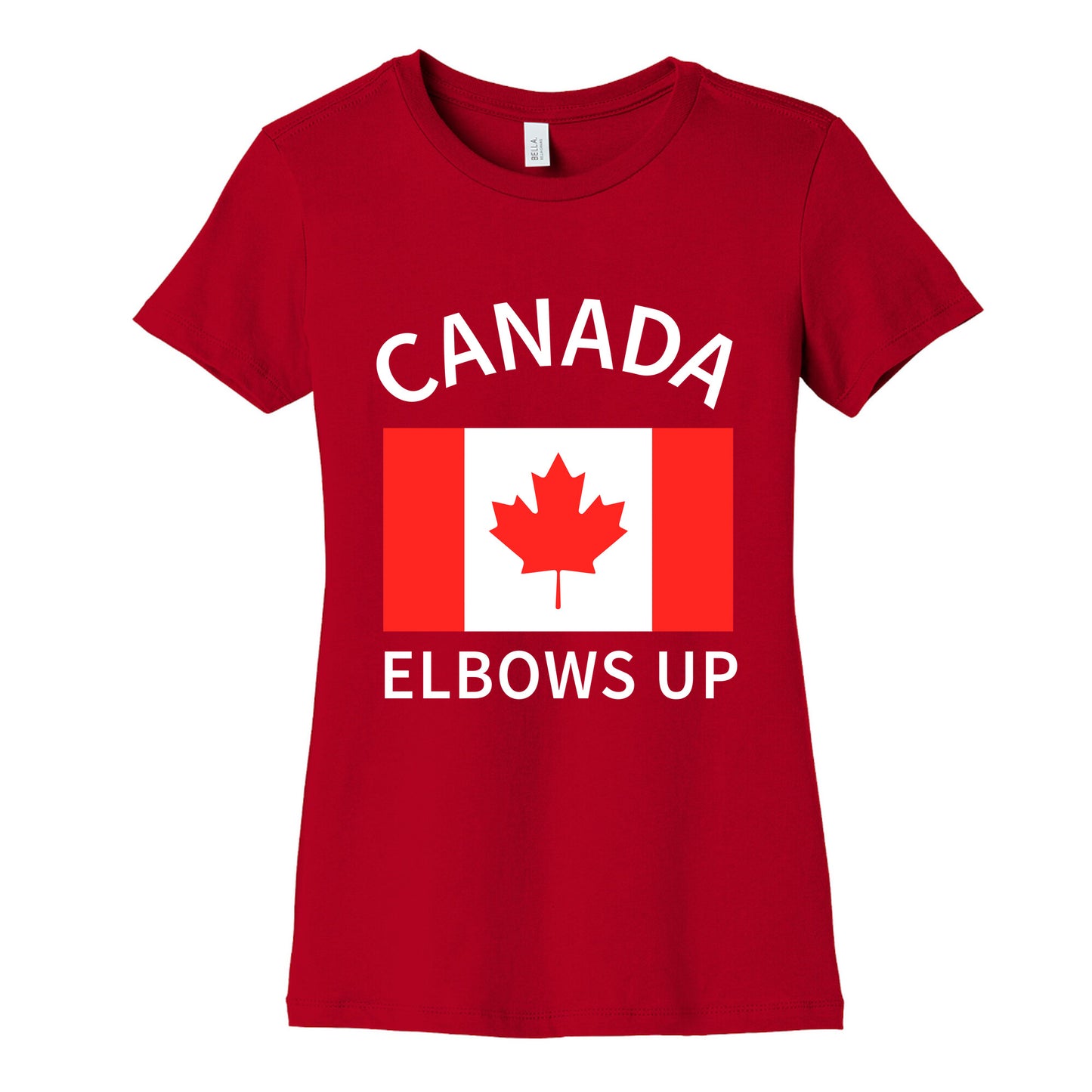 Elbows Up Canada Womens Cotton Tee